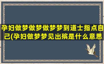 孕妇做梦做梦做梦梦到道士指点自己(孕妇做梦梦见出殡是什么意思)